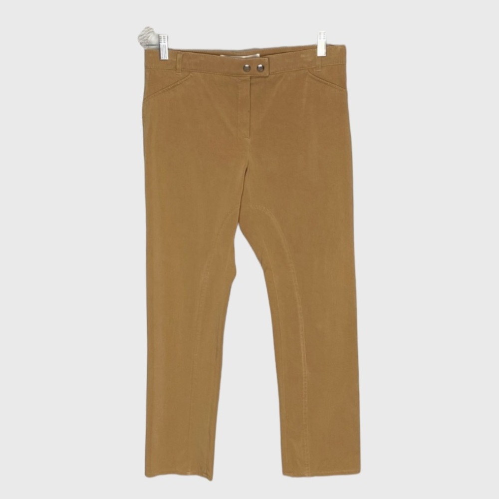 Pamela Henson Womens Crown Equestrian Riding Pants Tan Brown Stretch size 12